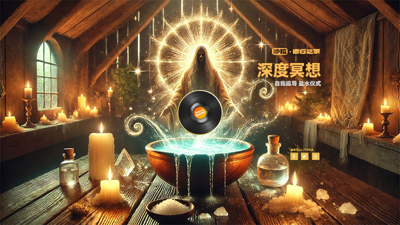 深度冥想，自我疏导，盐水仪式 - 沙拉